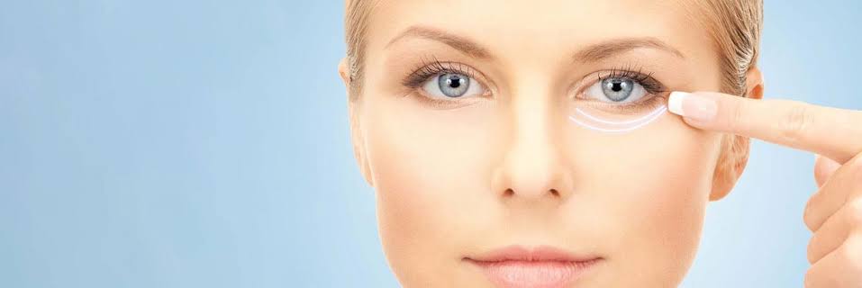 Licensed practitioner performing RF microneedling under-eye bag treatment with Exact Mode handpiece at Yeppeun Skin Clinic Dubai
