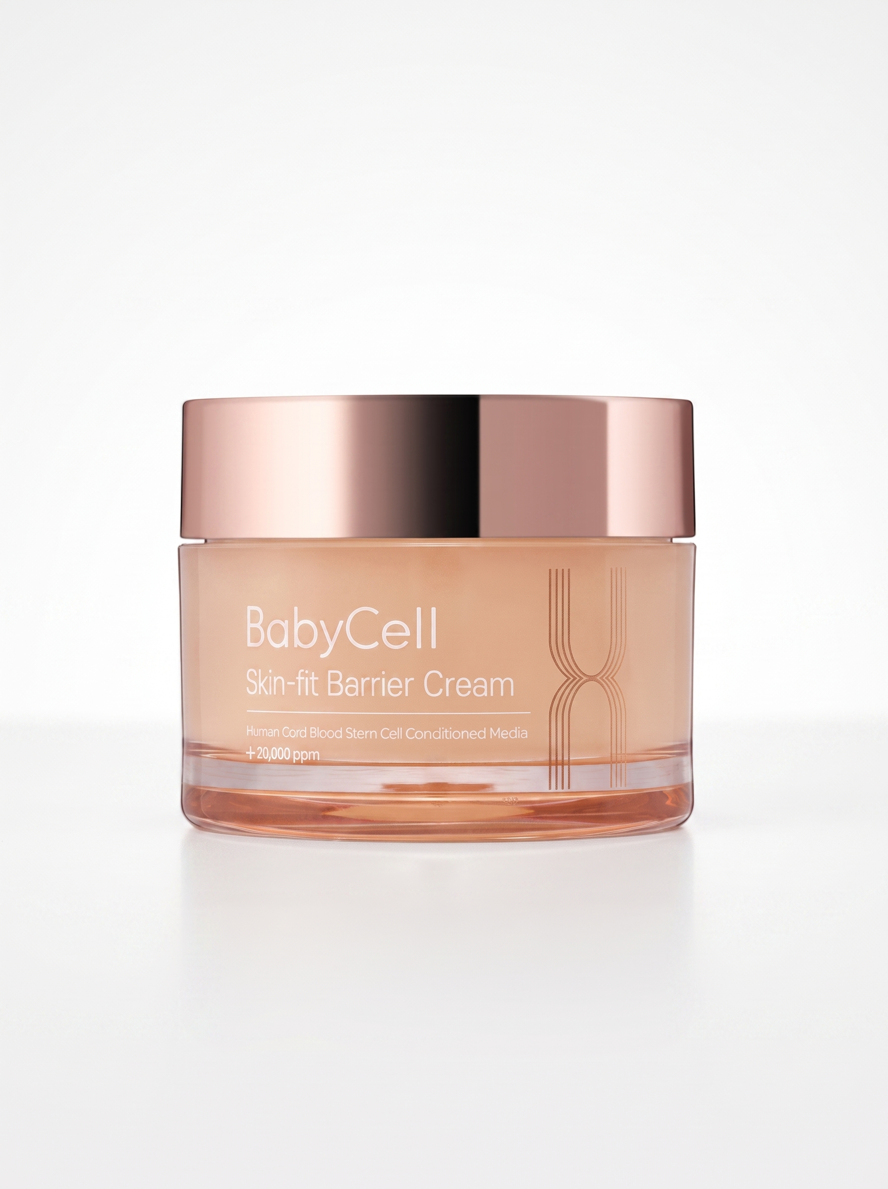 BabyCell Skin-fit Barrier Cream with Human Cord Blood Cell Conditioned Media, Niacinamide, Shea Butter, 50ml/20,000 ppm